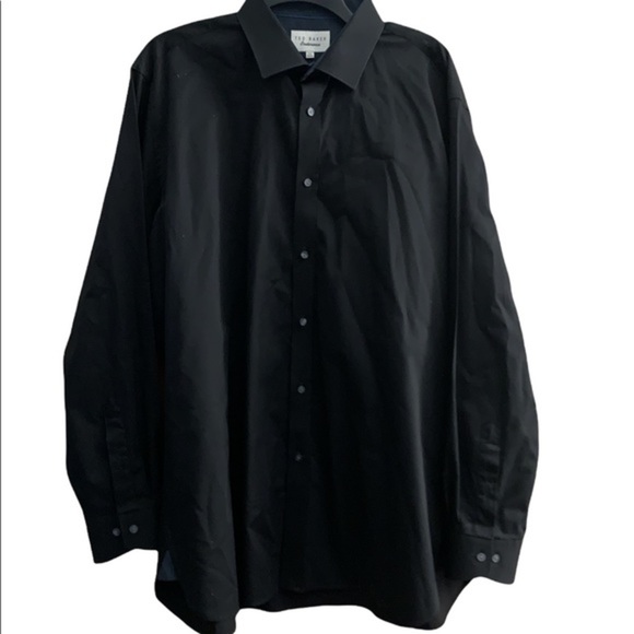 Ted Baker Other - Ted Baker Endurance 17.5 black button front shirt